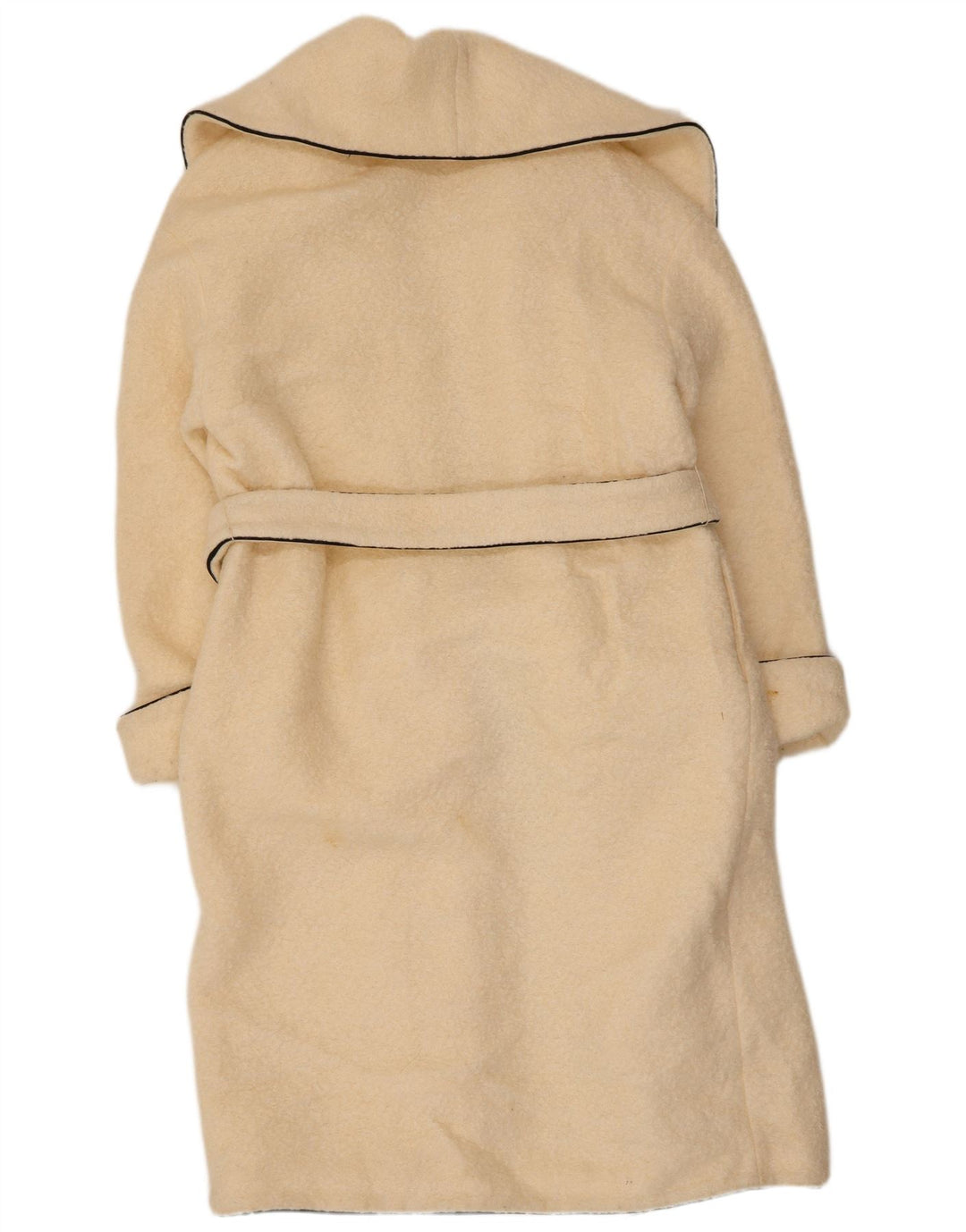 Sobretudo feminino oversized Marks & Spencer Reino Unido 10 lã bege pequena