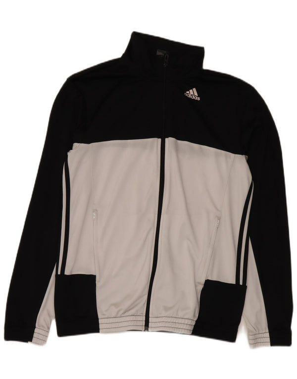 Adidas Mens Graphic Tracksuit Top Jacket UK 44/46 Grande Preto Colorblock