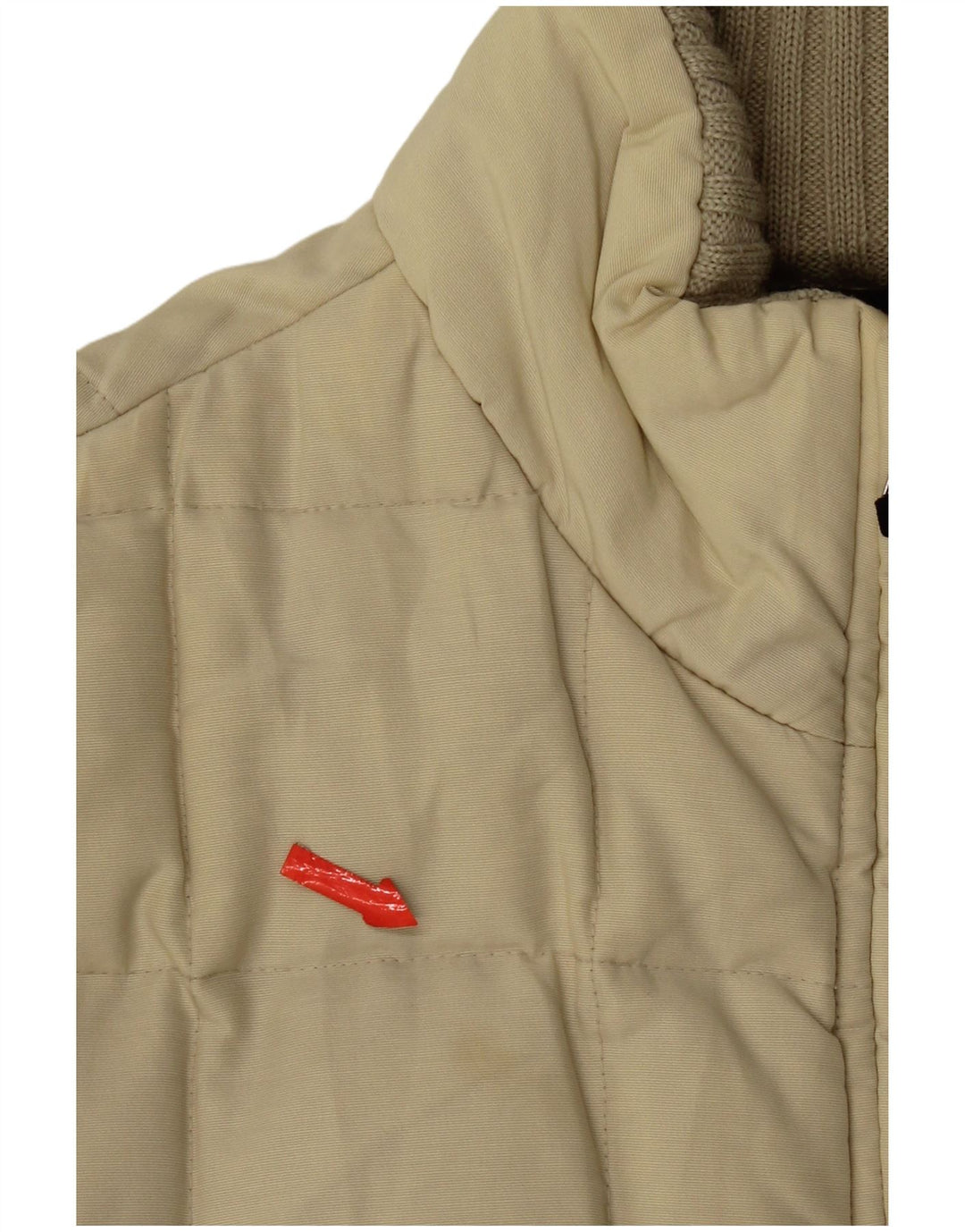 Jaqueta acolchoada feminina Woolrich UK 14 grande bege