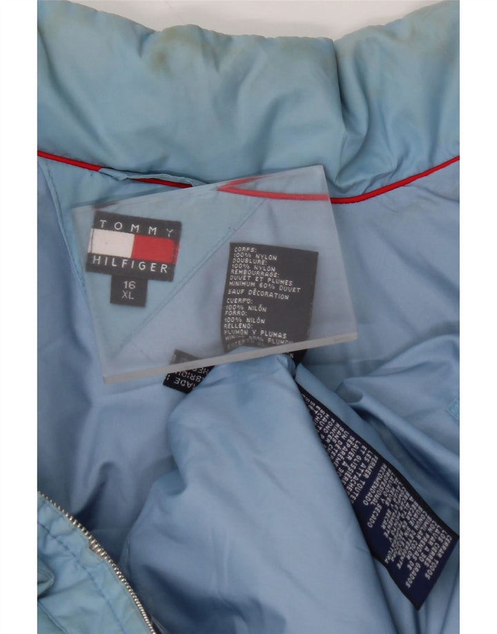 Colete acolchoado para meninos TOMMY HILFIGER 15-16 anos XL azul nylon