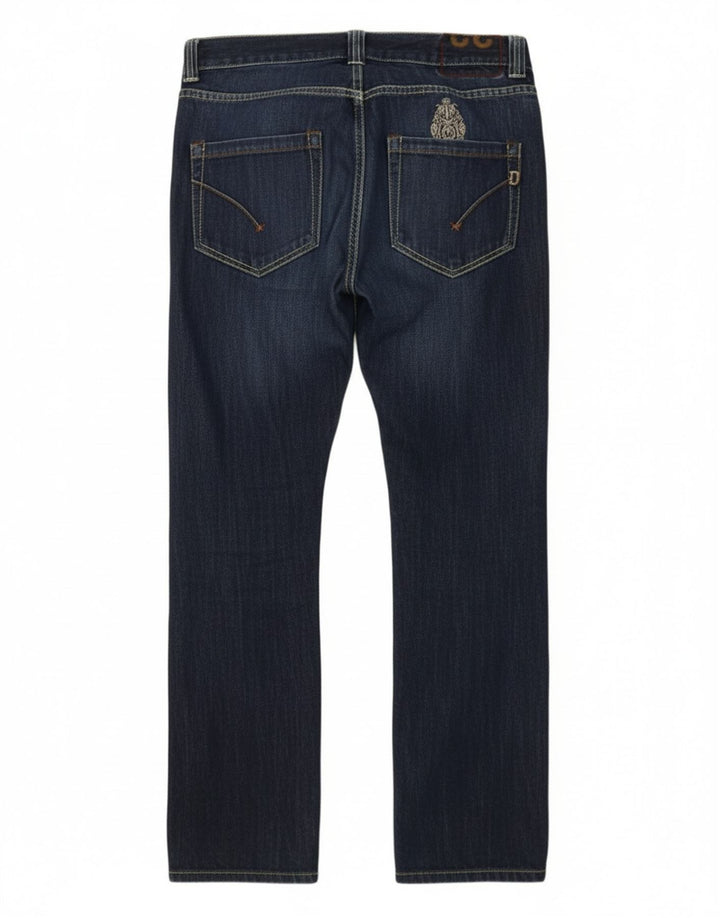 Calça jeans reta feminina DONDUP W33 L31 azul marinho