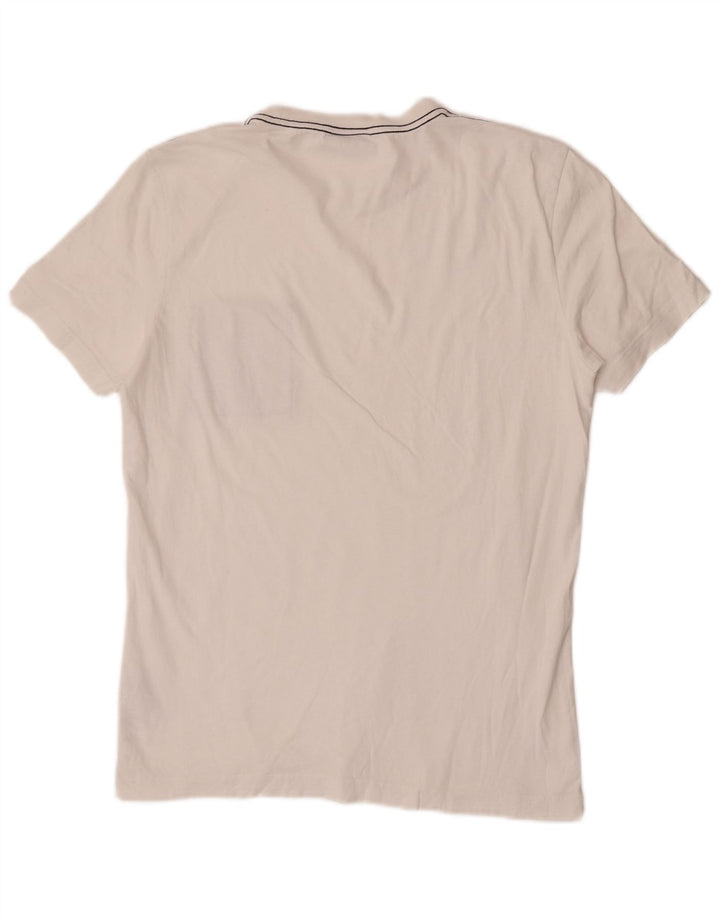 Calvin Klein Camiseta masculina top pequeno algodão branco
