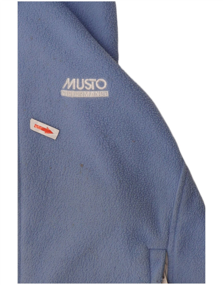 Musto Boys Fleece Gilet 11-12 Anos Azul Médio Colourblock Poliéster