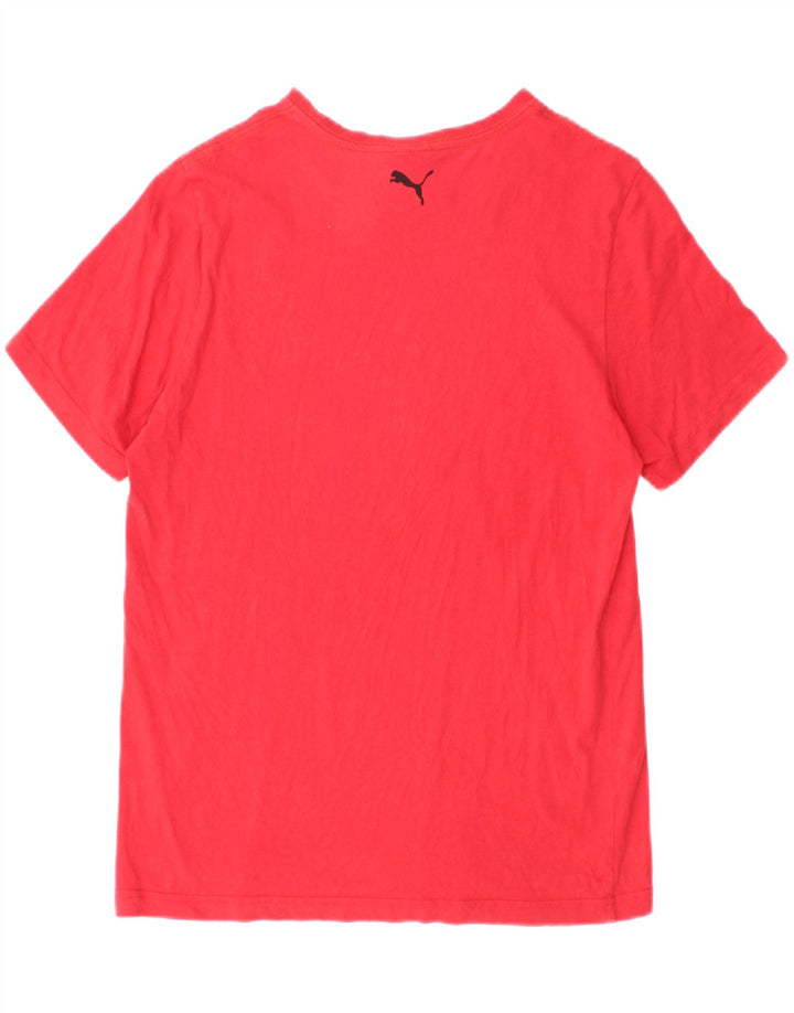 Puma Camiseta Masculina Graphic Top Médio Vermelho