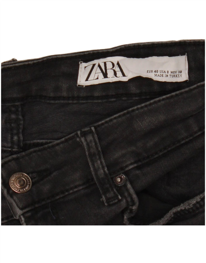 Zara Jeans Skinny Feminino EU 40 Médio W30 L28 Preto