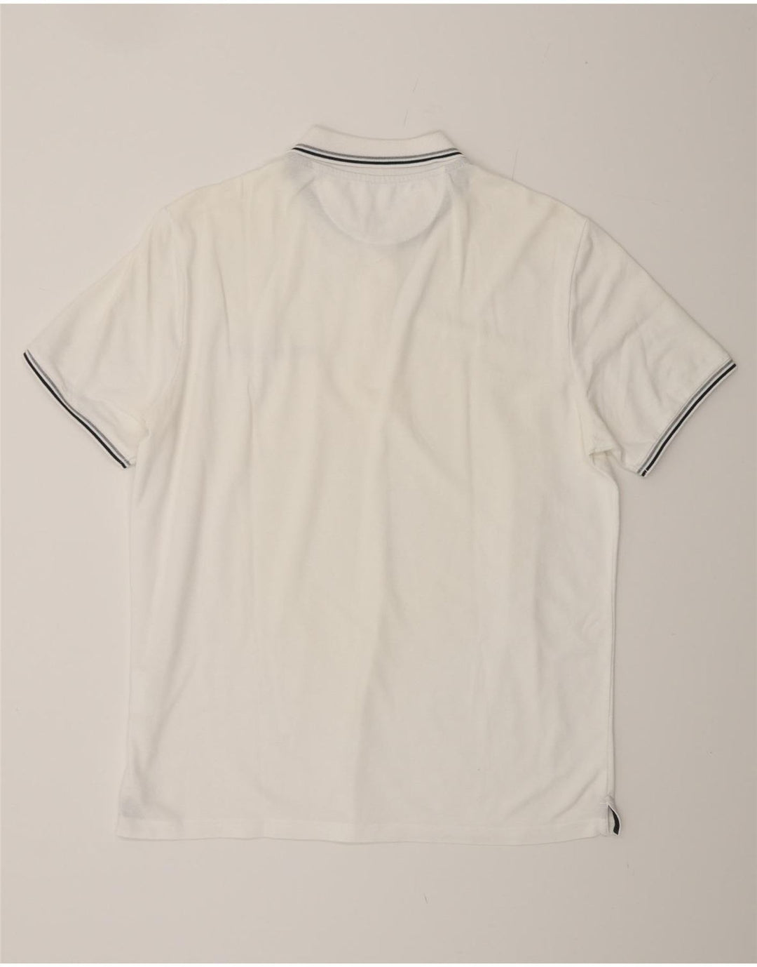 CAMPEÃO Camisa polo masculina Easy Fit grande algodão branco