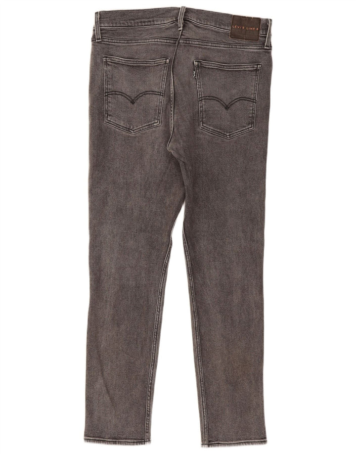 Levi's Mens Slim Jeans W34 L32 Cinza Algodão