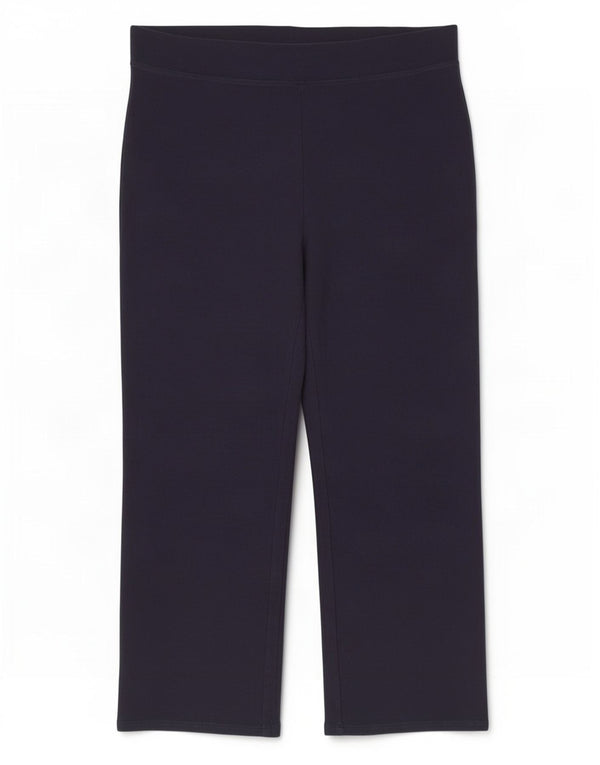 Calça de treino feminina Marks & Spencer Reino Unido 18 XL azul marinho algodão