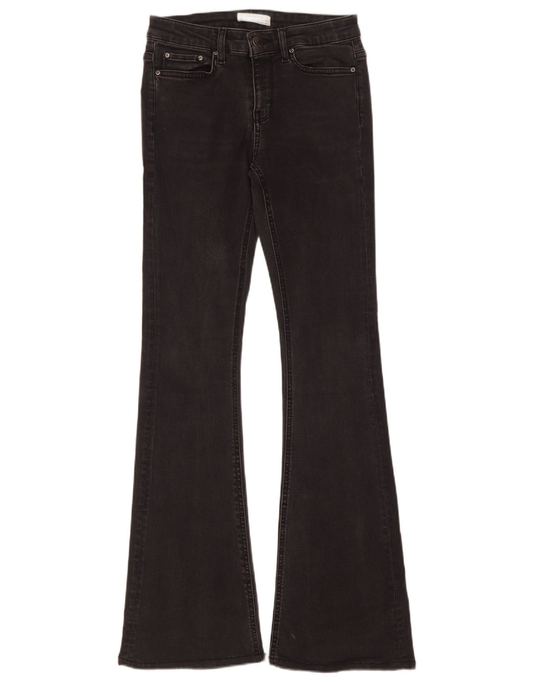 Zara Jeans feminino queimado EU 34 2XS W24 L31 cinza