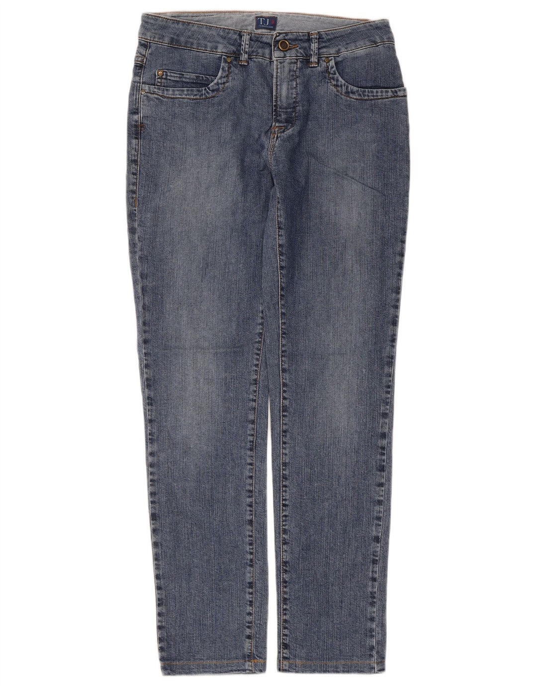 Trussardi Jeans Slim Feminino W27 L28 Azul Algodão
