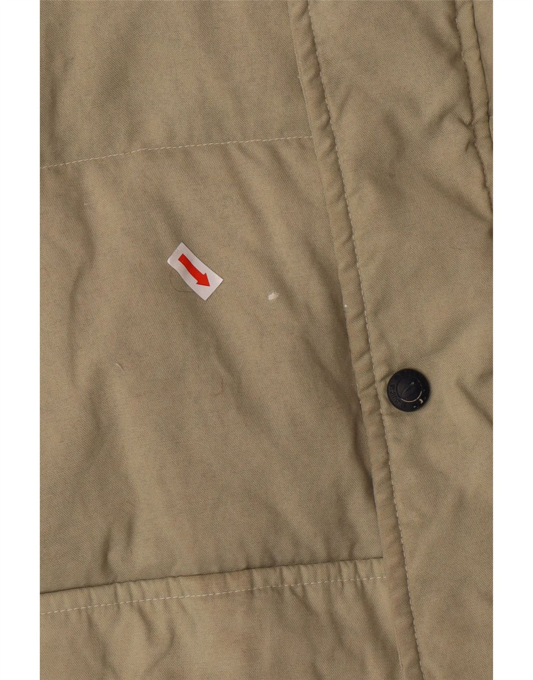 Asics Mens Padded Gilet UK 40 Grande Bege Poliamida