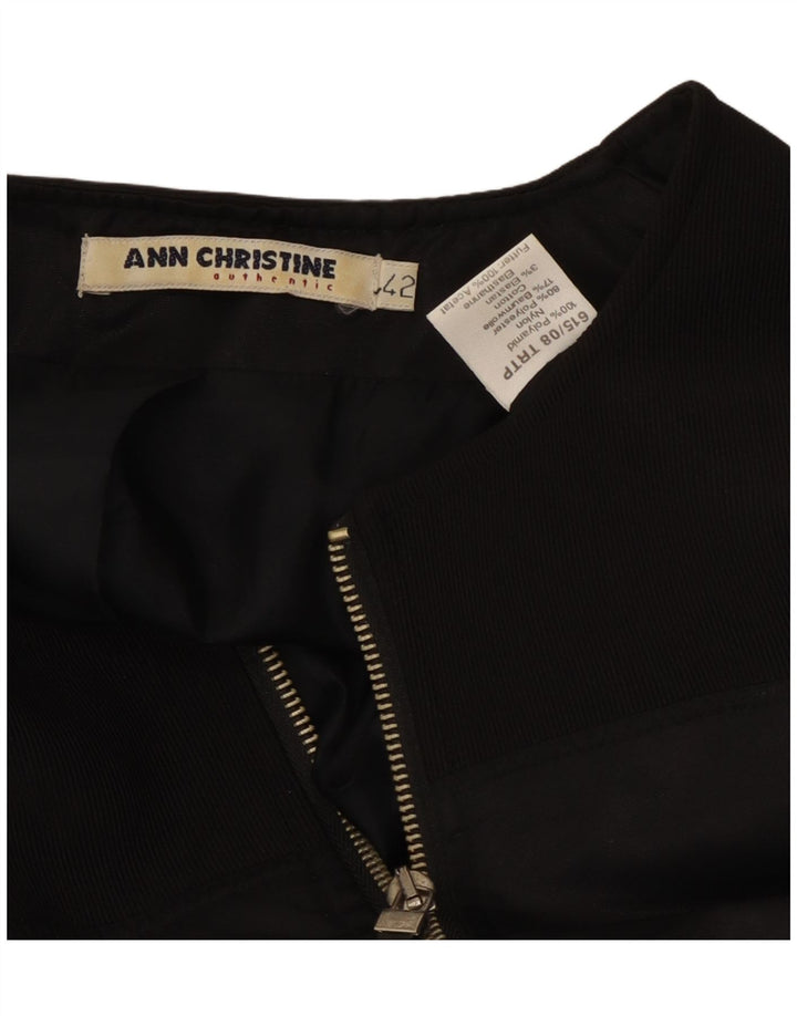 Colete feminino Ann Christine EU 42 grande poliamida preta