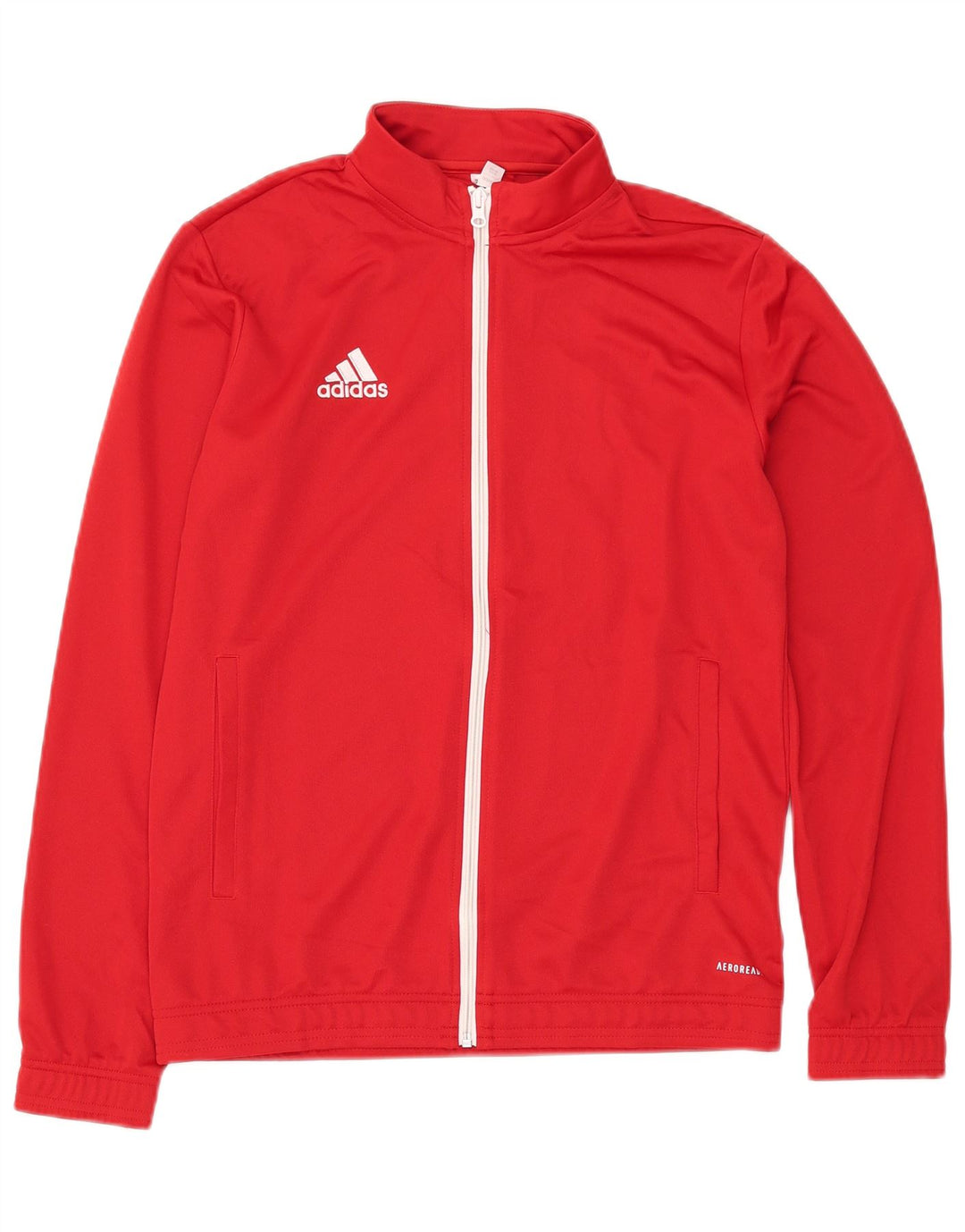 Adidas Mens Aeroready Tracksuit Top Jaqueta Médio Poliéster Vermelho