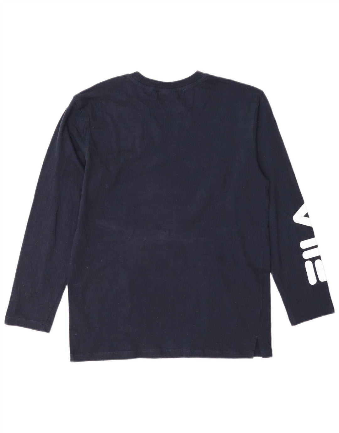 Fila Boys Graphic Top manga comprida 13-14 anos azul marinho algodão