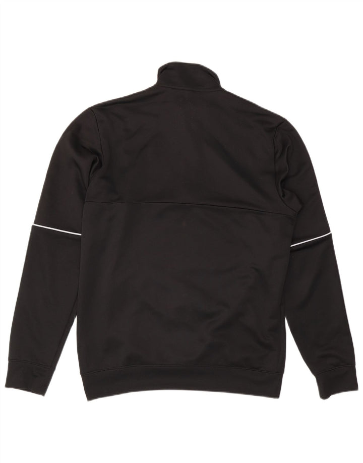 Adidas Mens Aeroready Zip Neck Moletom Jumper Médio Preto Poliéster