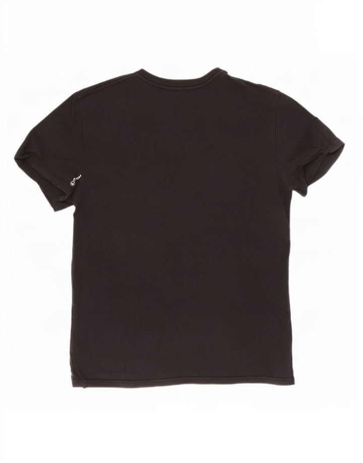 Camiseta masculina gráfica Volcom grande algodão preto