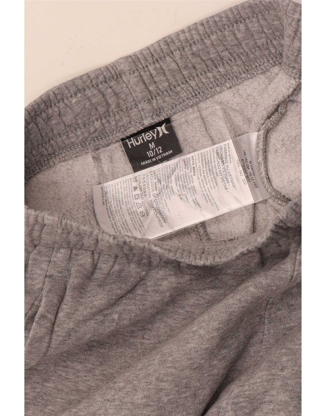 Calça de treino Hurley Boys Graphic Joggers 10-11 anos cinza médio