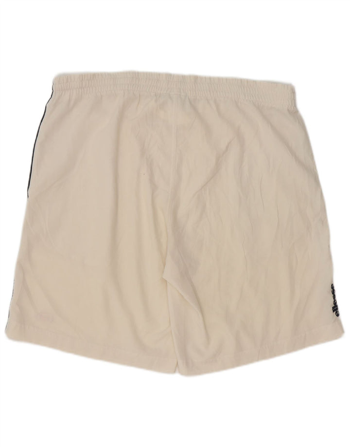 Shorts esportivos masculinos ELLESSE poliéster branco médio