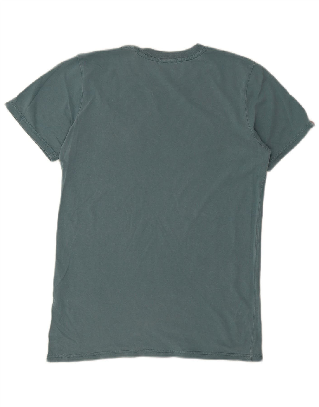 Camiseta masculina gráfica SUPERDRY top pequeno algodão azul