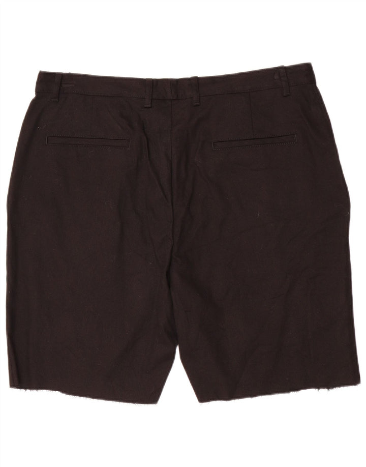 Zara Mens Chino Shorts EU 46 XL W36 Preto