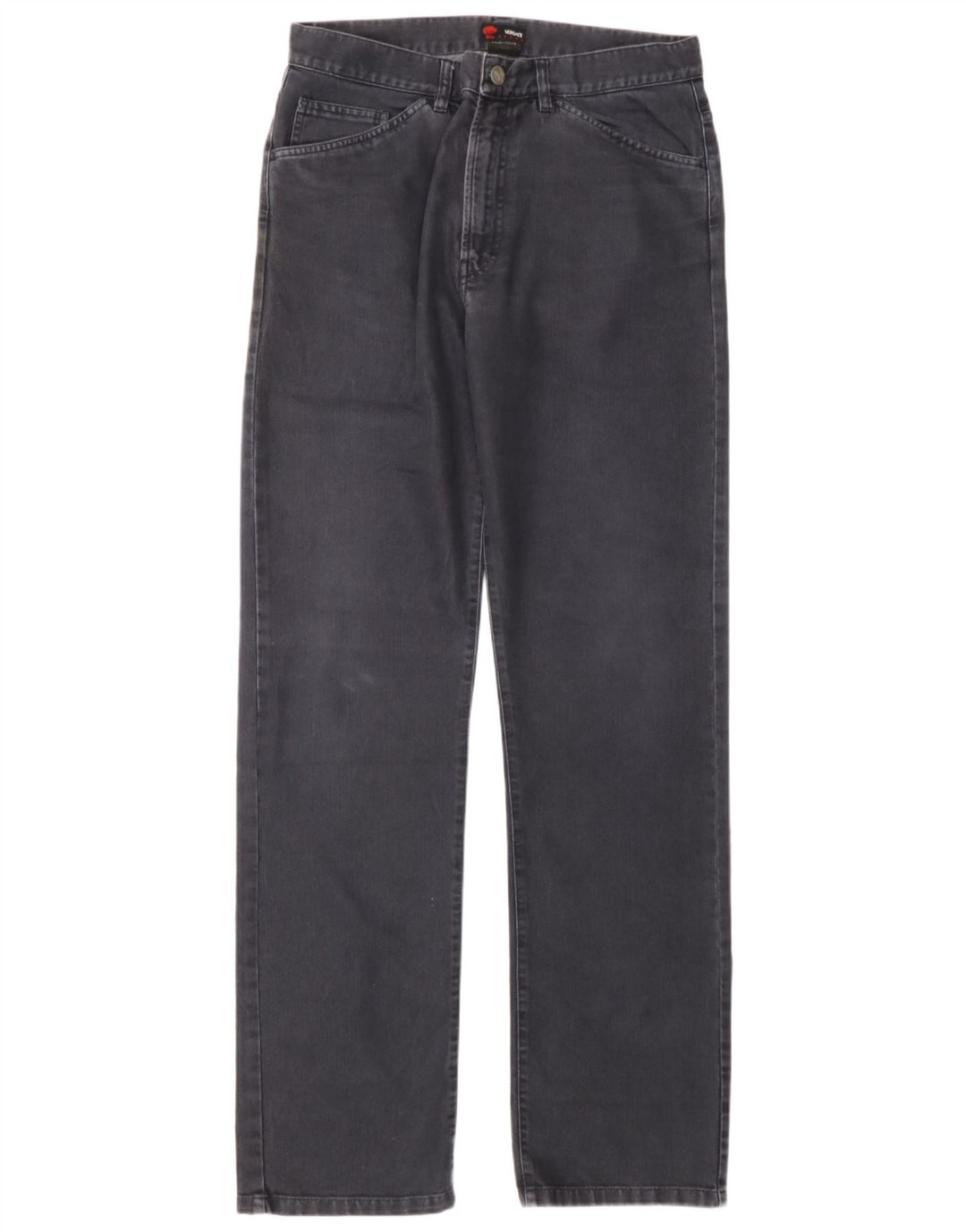 Jeans retos masculinos Versace W34 L34 algodão cinza