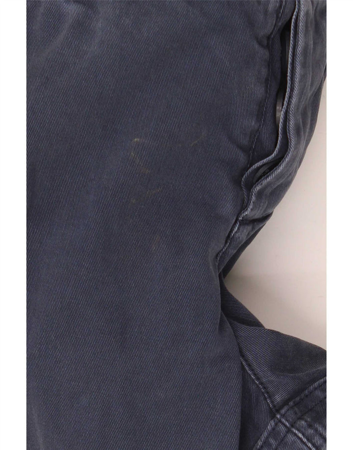 Superdry Mens Cargo Shorts Pequeno W29 Algodão Azul Marinho