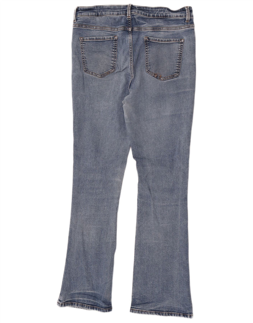 Marks & Spencer Feminino The Eva Bootcut Jeans Reino Unido 16 Grande W34 L30 Azul