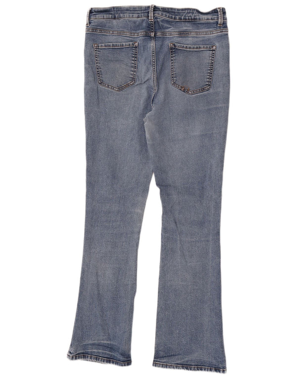 Marks & Spencer Feminino The Eva Bootcut Jeans Reino Unido 16 Grande W34 L30 Azul