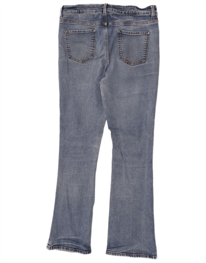 Marks & Spencer Feminino The Eva Bootcut Jeans Reino Unido 16 Grande W34 L30 Azul
