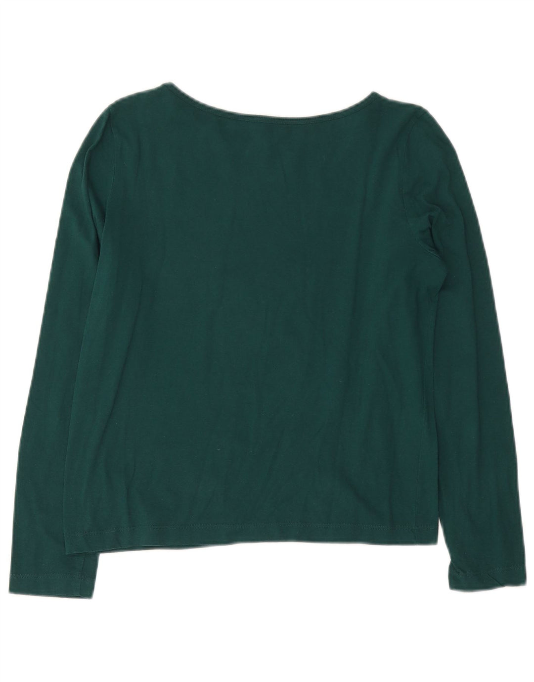 Zara Womens Crop Top Manga Longa Reino Unido 14 Médio Verde