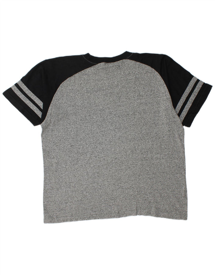 Camiseta masculina Champion XL cinza colorblock