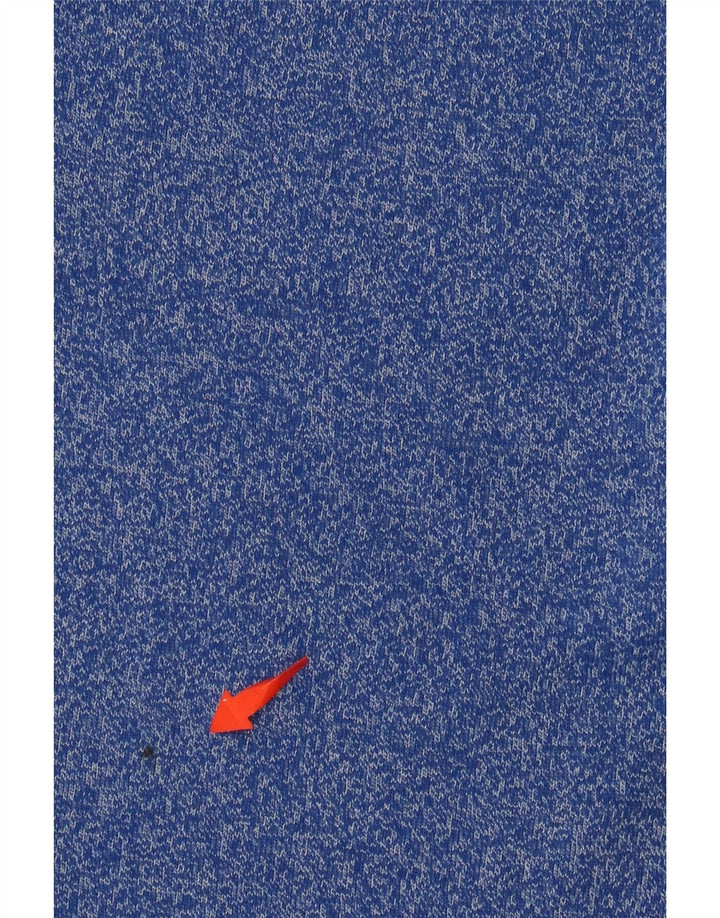 SUPERDRY Camiseta masculina Real Graphic Top pequeno algodão manchado azul