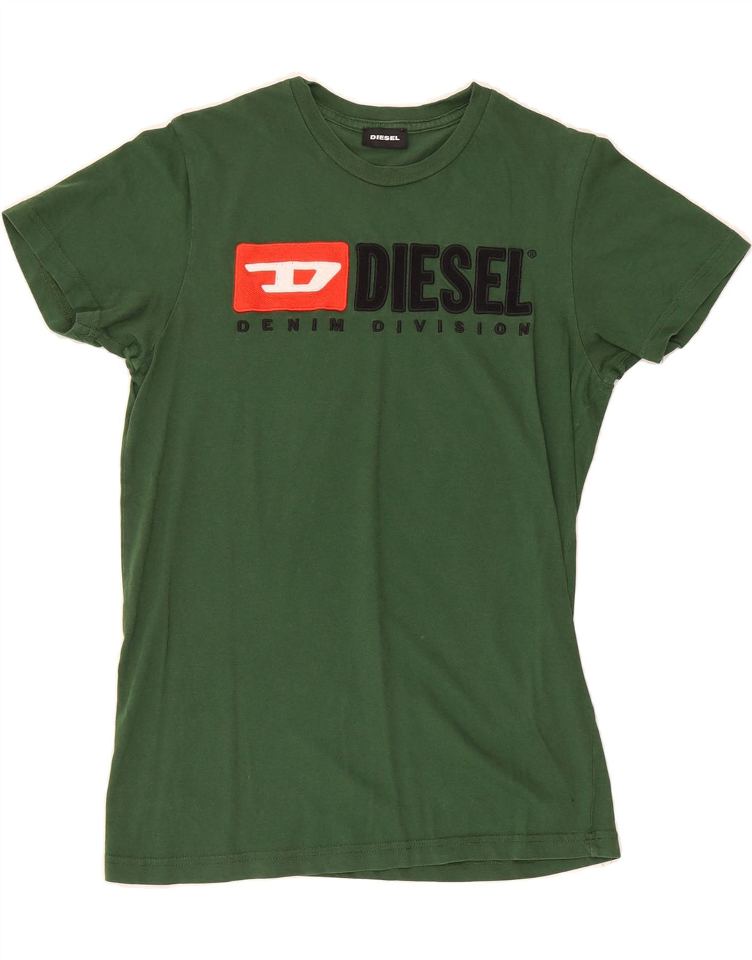 DIESEL Boys Graphic T-Shirt Top 13-14 Years Green Cotton Vintage Diesel and Second-Hand Diesel from Messina Hembry 