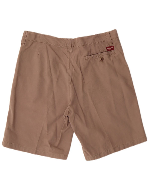 Carrera Mens Chino Shorts W36 Grande Algodão Bege