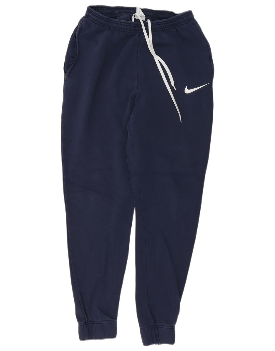 Calça de treino masculina Nike joggers pequeno algodão azul marinho
