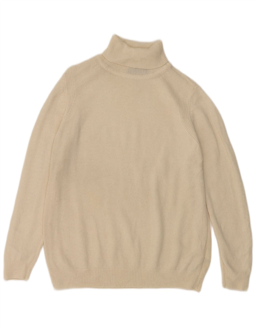 Suéter feminino Marks & Spencer com gola redonda e lã branca grande Reino Unido 16