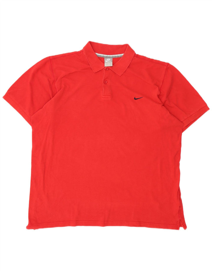 Camisa polo masculina NIKE Reino Unido 45/47 XL vermelho algodão