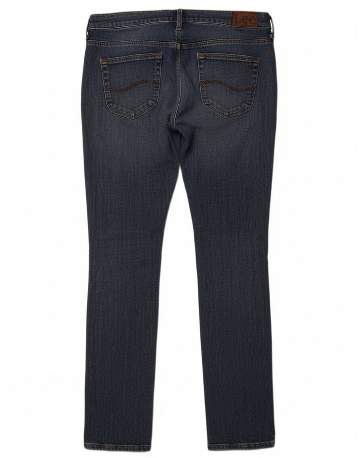 Lee Womens Norma Slim Jeans W32 L33 Azul Algodão