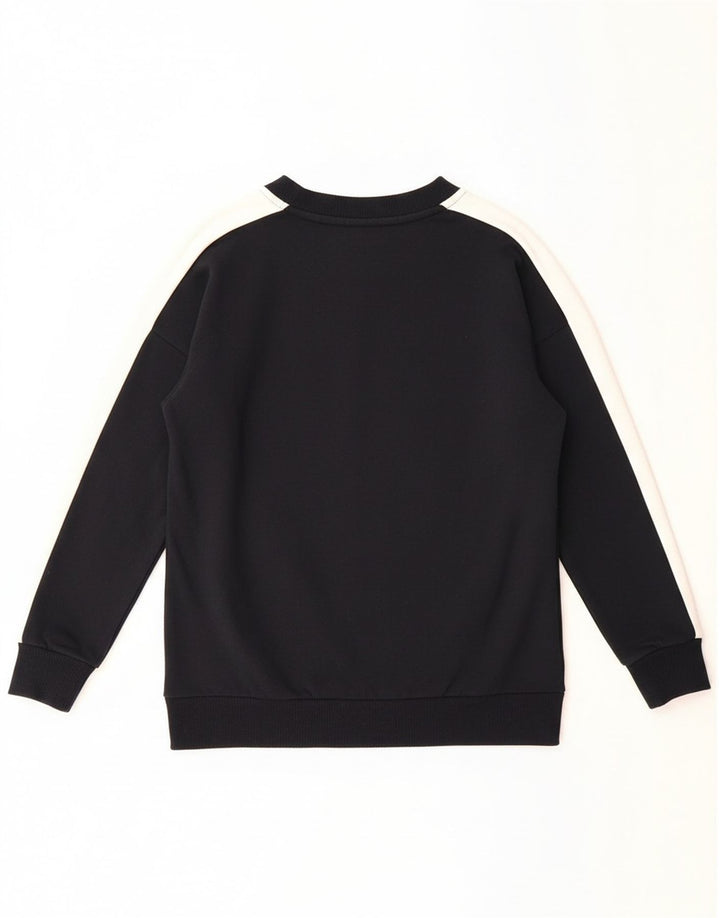 Moletom masculino PUMA Jumper XS preto colorblock algodão