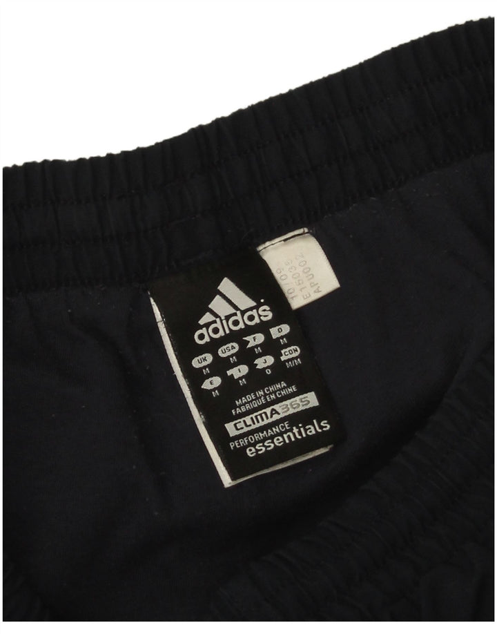 Calça de treino masculina Adidas Clima 365 poliéster azul marinho médio