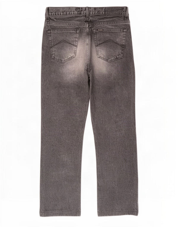 Carrera Mens Straight Jeans W34 L30 Cinza Algodão