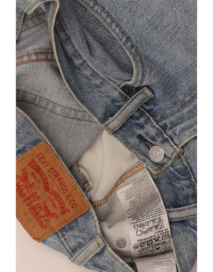 Shorts jeans masculino Levi's 505 Distressed W31 algodão azul médio