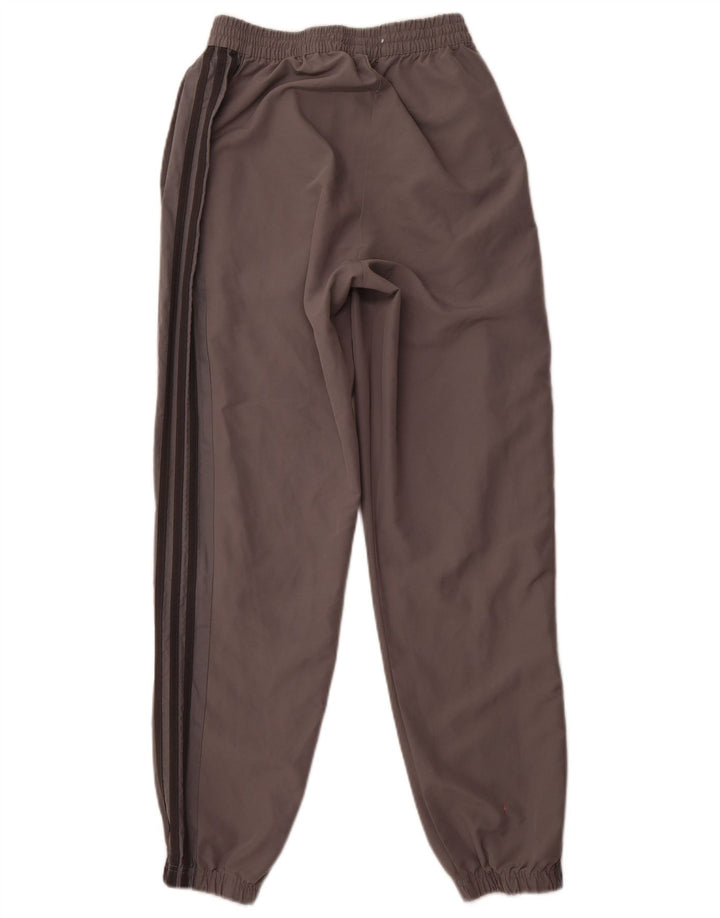 ADIDAS Calças de treino femininas Joggers UK 10 Small Grey Poliéster