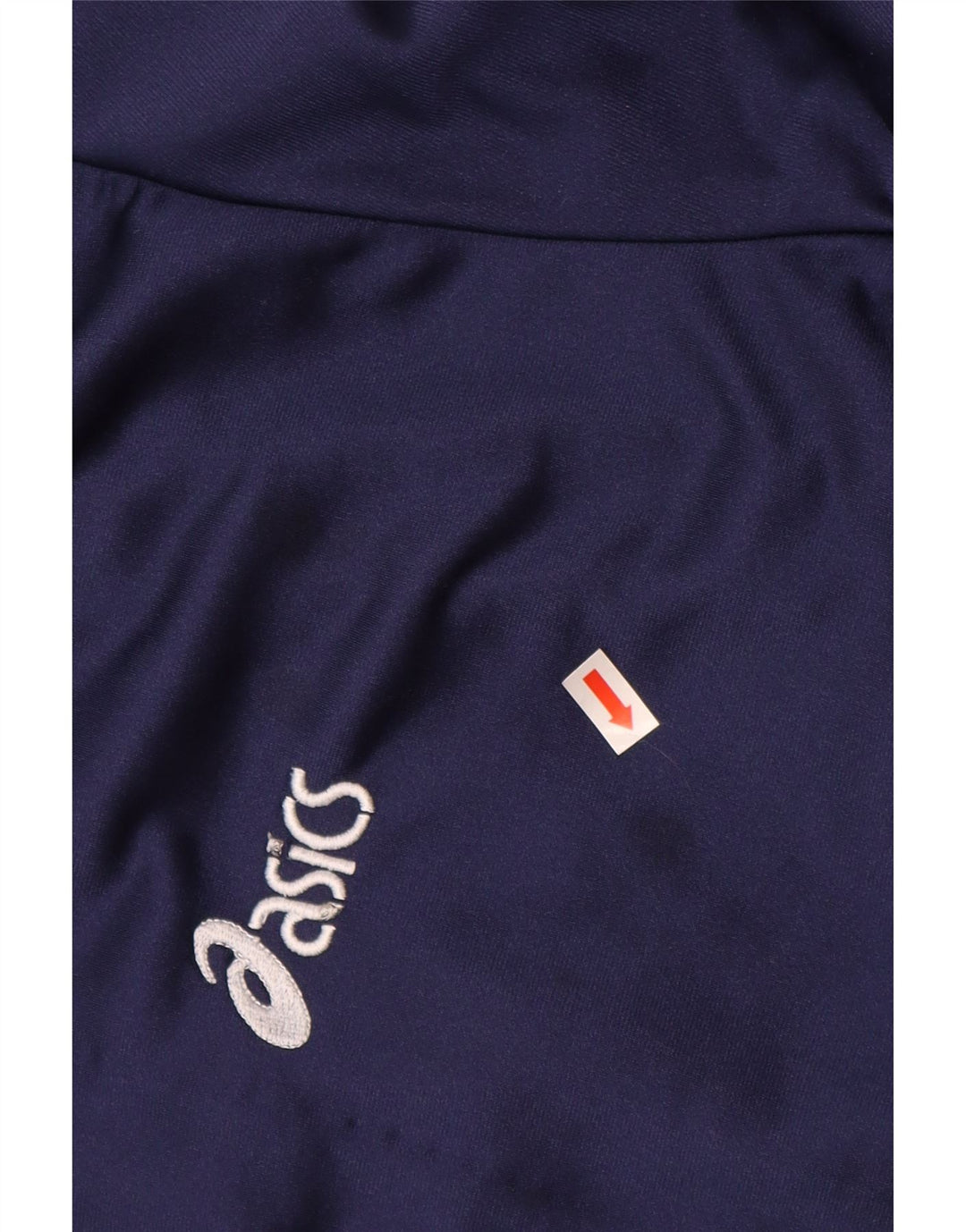 ASICS Mens Graphic Tracksuit Top Jacket XL Azul Marinho Colourblock Poliamida