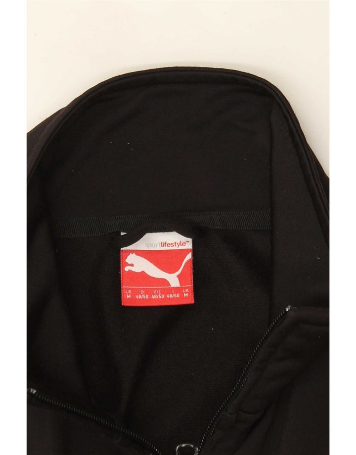 Jaqueta Puma Mens Graphic Tracksuit Top Médio Preto