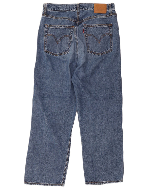 Calça jeans feminina Levi's Ribcage cintura alta reta W30 L27 algodão azul