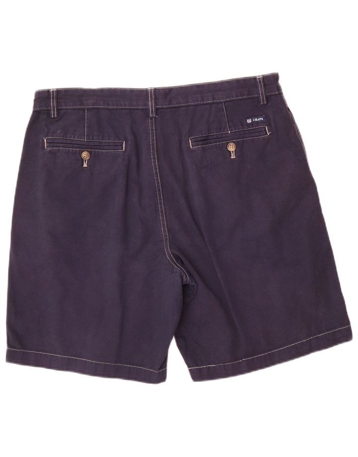 Shorts Chino Masculino Chaps Grande W34 Azul Marinho Algodão