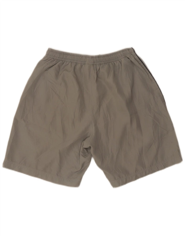 Shorts esportivos masculinos Adidas UK 40/42 poliéster cinza médio