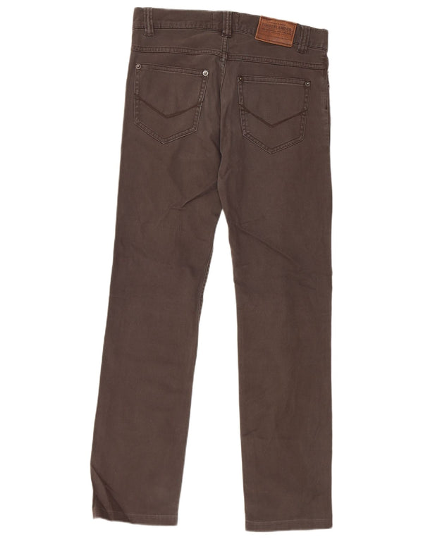 Calças Timberland Boys Slim Casual 13-14 Anos W28 L28 Algodão Castanho
