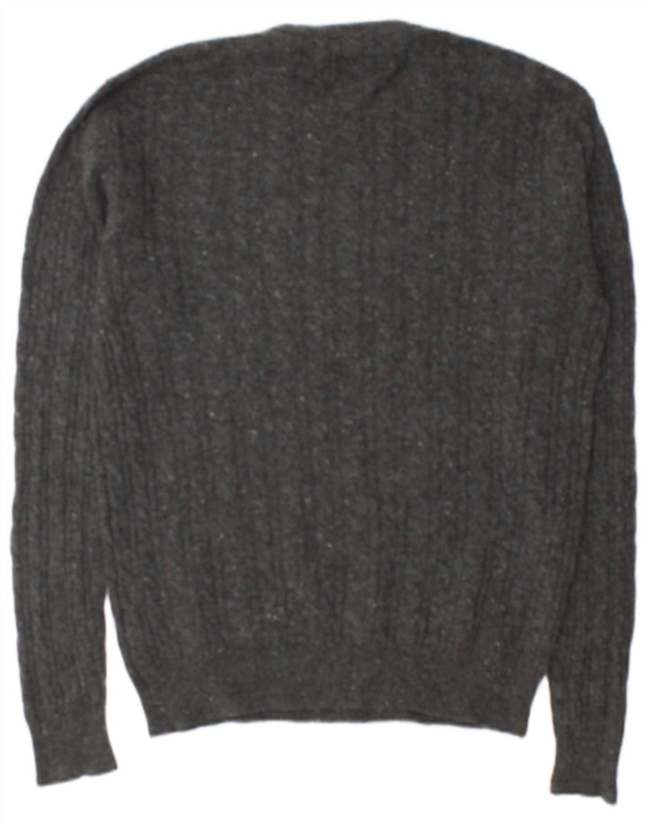 Suéter masculino Jack Wills The Marlow com gola redonda cinza médio manchado